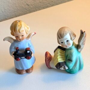 Goebel Porcelain Figurines West Germany Appx. 2.5" Hummel Vintage Angels
